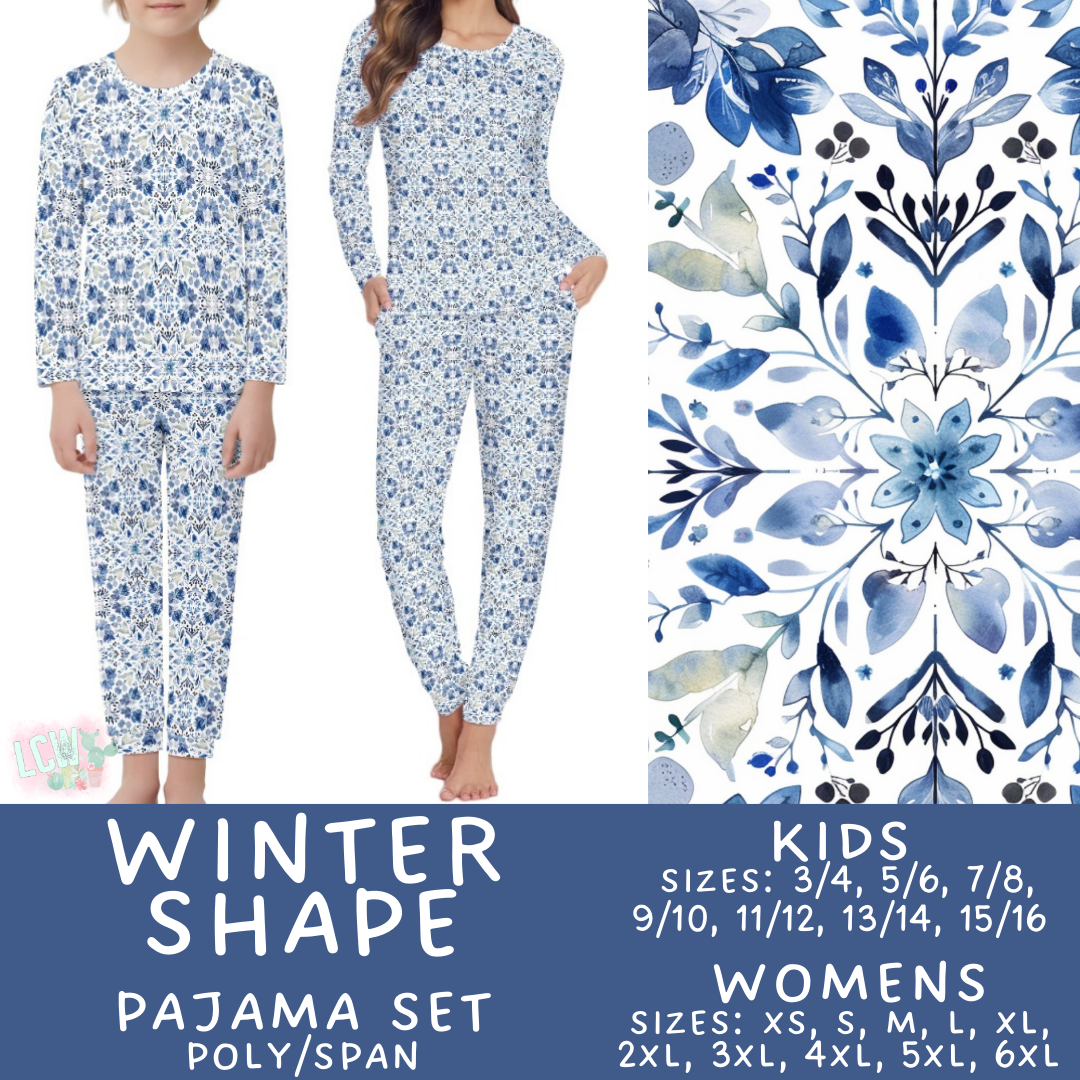 Preorder Custom Family PJ Sets - Winter Shape - Closes 6 Oct - ETA late Dec 2025