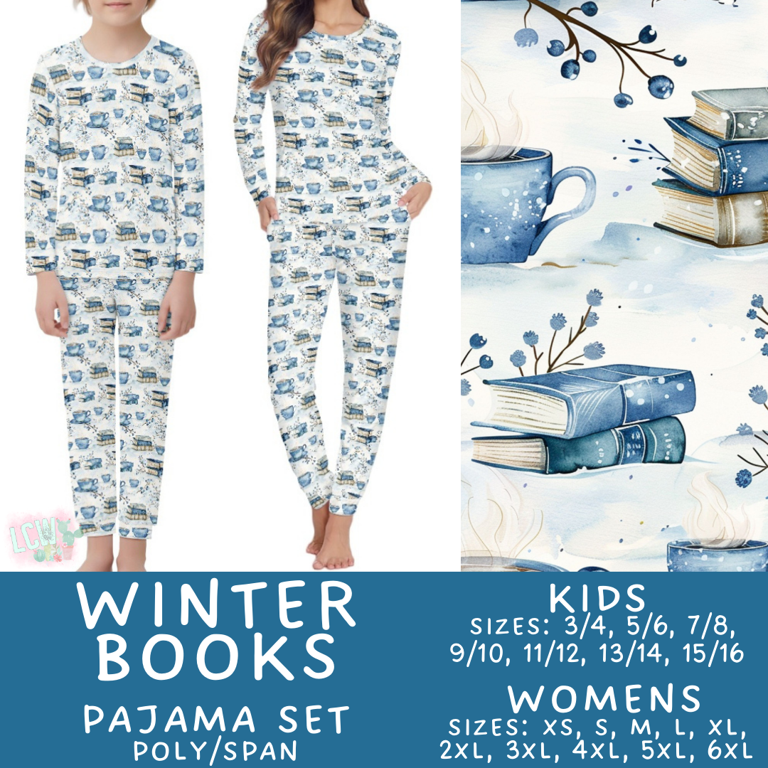 Preorder Custom Family PJ Sets - Winter Books - Closes 6 Oct - ETA late Dec 2025