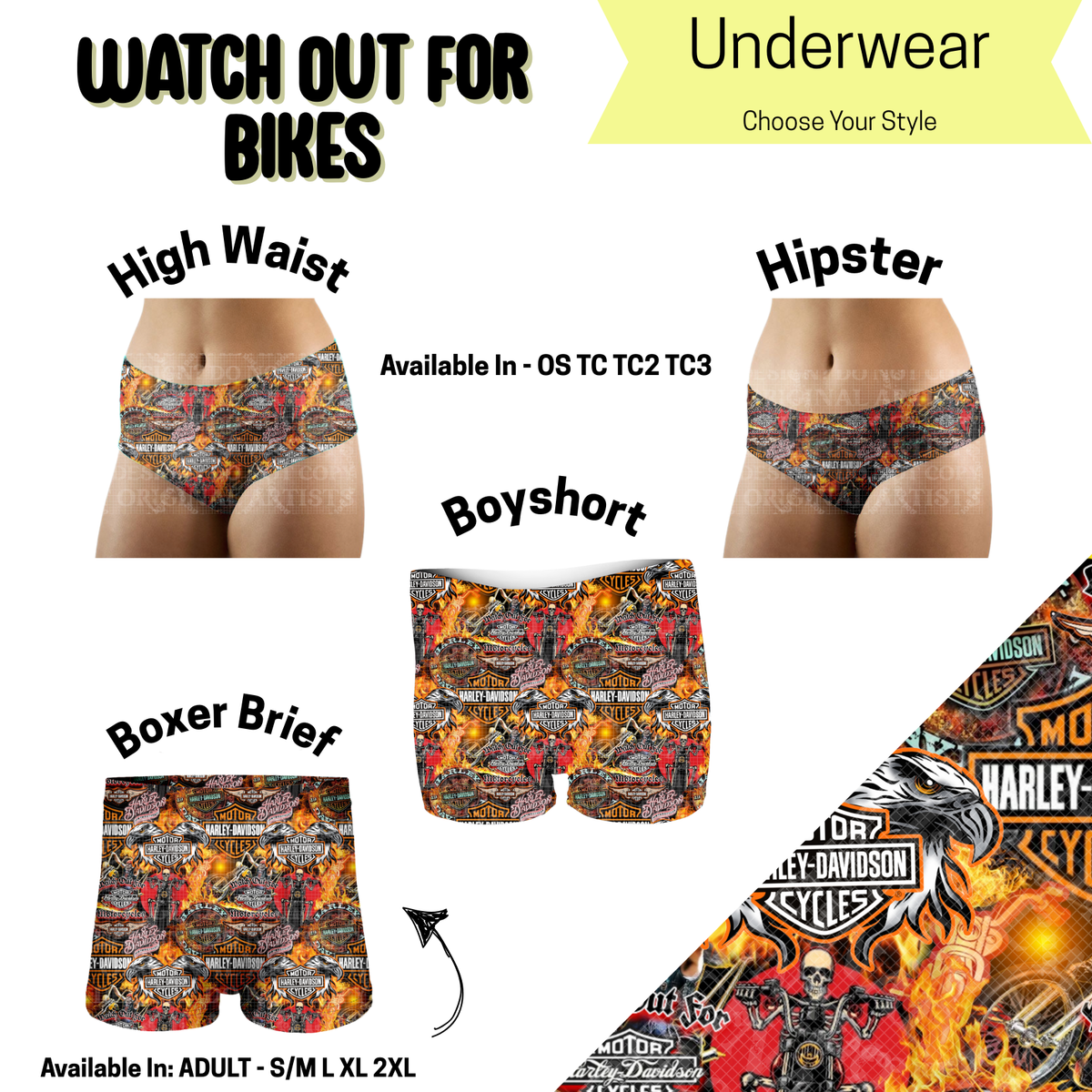 Preorder Custom HIPSTER Panties - Size TC2 - Closes 14 May - ETA early Sep 2025