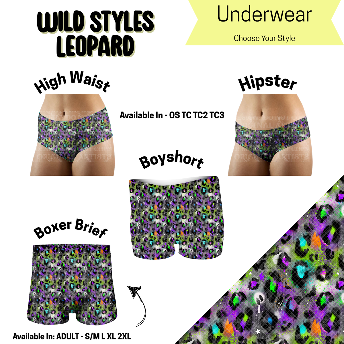 Preorder Custom HIPSTER Panties - Size TC2 - Closes 14 May - ETA early Sep 2025