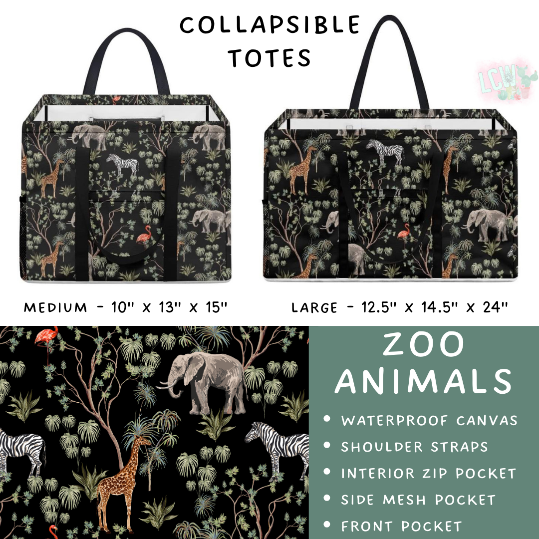 Preorder Custom Design Collapsible Totes - Closes 20 Nov - ETA early Feb 2025