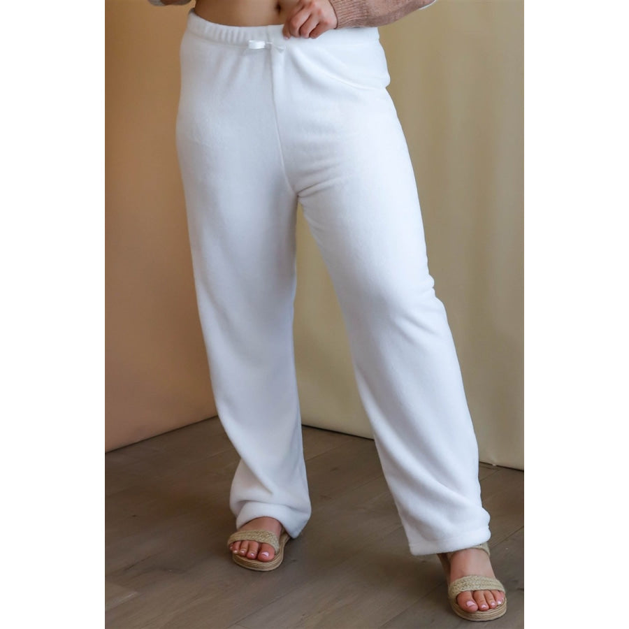 Active Usa Plus Size Elastic Waist Wide Leg Pants Apparel and Accessories