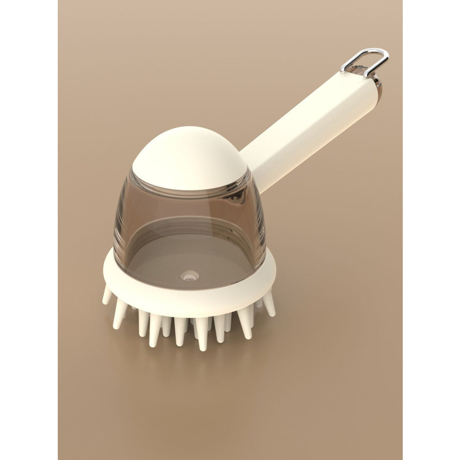 Add Liquid Pet Bath Brush Off-white / One Size Apparel and Accessories