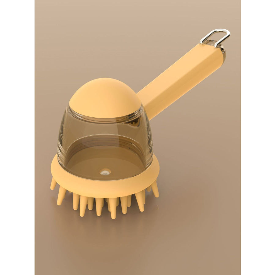 Add Liquid Pet Bath Brush Yellow / One Size Apparel and Accessories