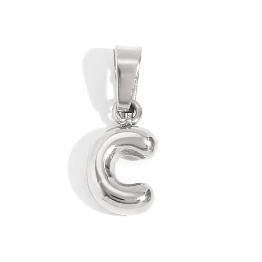 ADD - ON Mini Bubble Letter Charm (Pre - Order) Necklaces