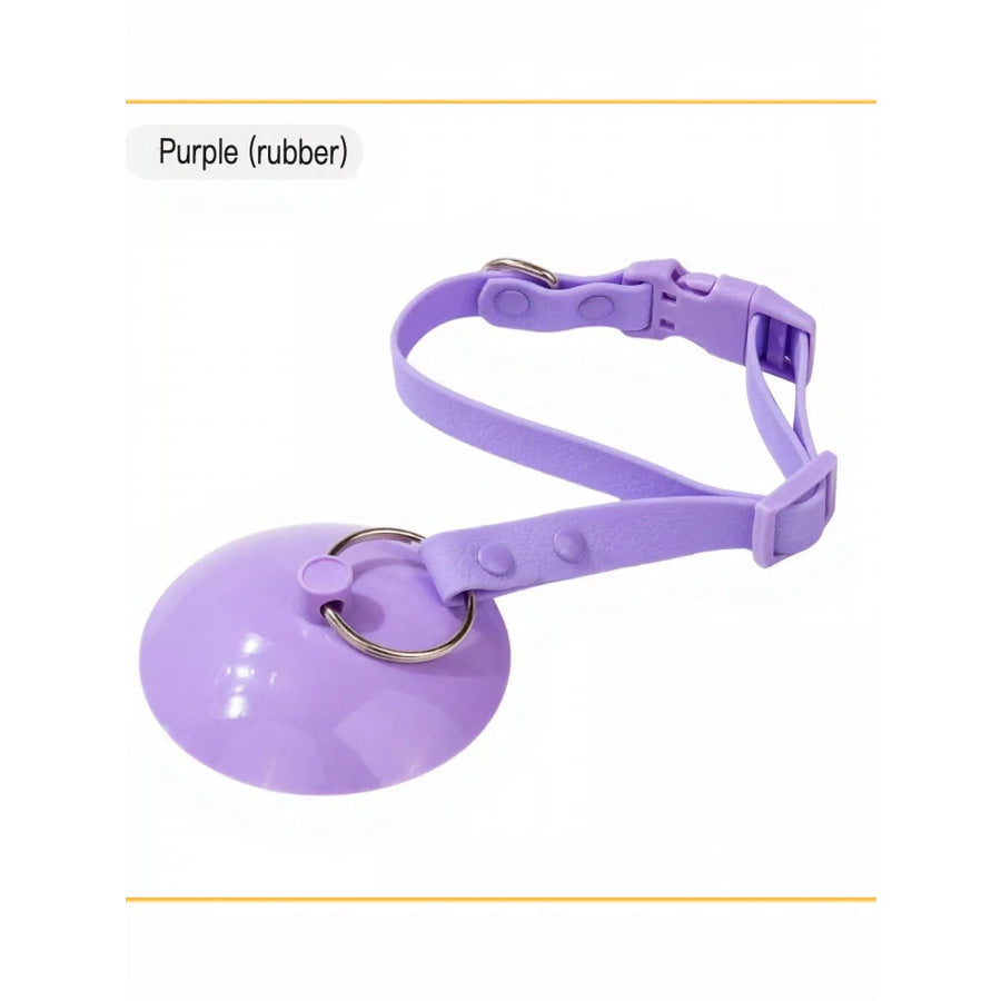 Adjustable Breakaway Cat Collar with Suction Cup Leash Lavender / ONESIZE Apparel and Accessories