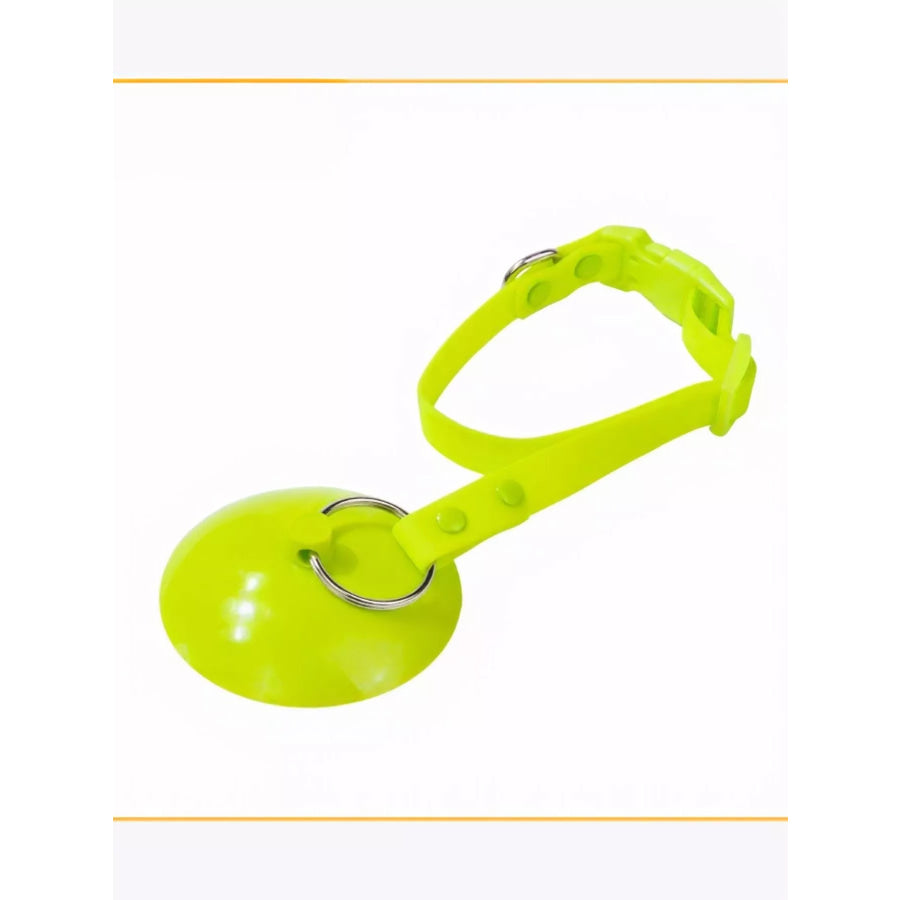 Adjustable Breakaway Cat Collar with Suction Cup Leash Lime / ONESIZE Apparel and Accessories