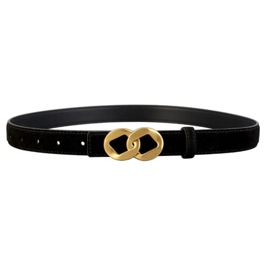 Adjustable Buckle Belt Black / One Size Apparel and Accessories