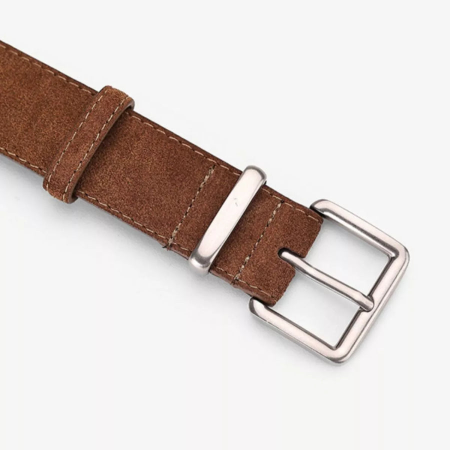 Adjustable Buckle Belt Brown / ONESIZE Apparel and Accessories