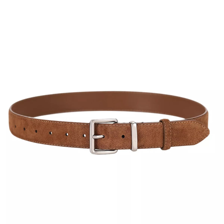 Adjustable Buckle Belt Brown / ONESIZE Apparel and Accessories