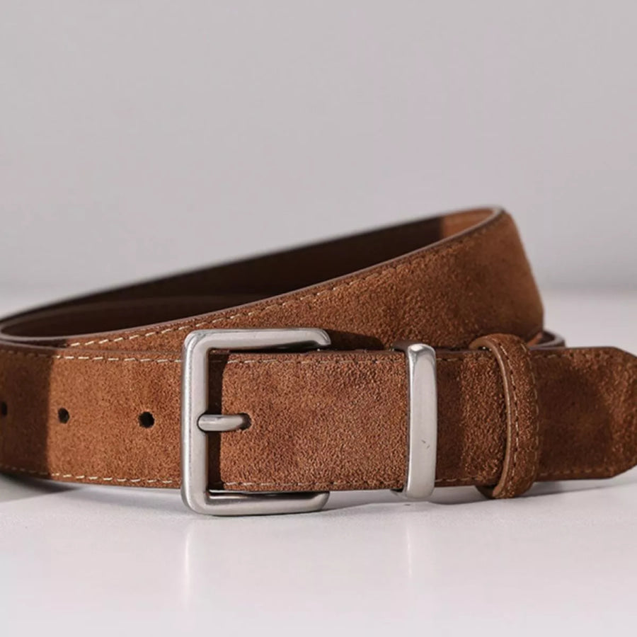 Adjustable Buckle Belt Brown / ONESIZE Apparel and Accessories