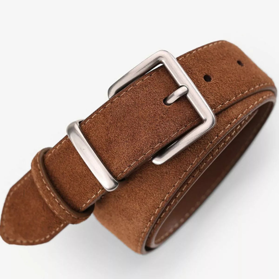 Adjustable Buckle Belt Brown / ONESIZE Apparel and Accessories