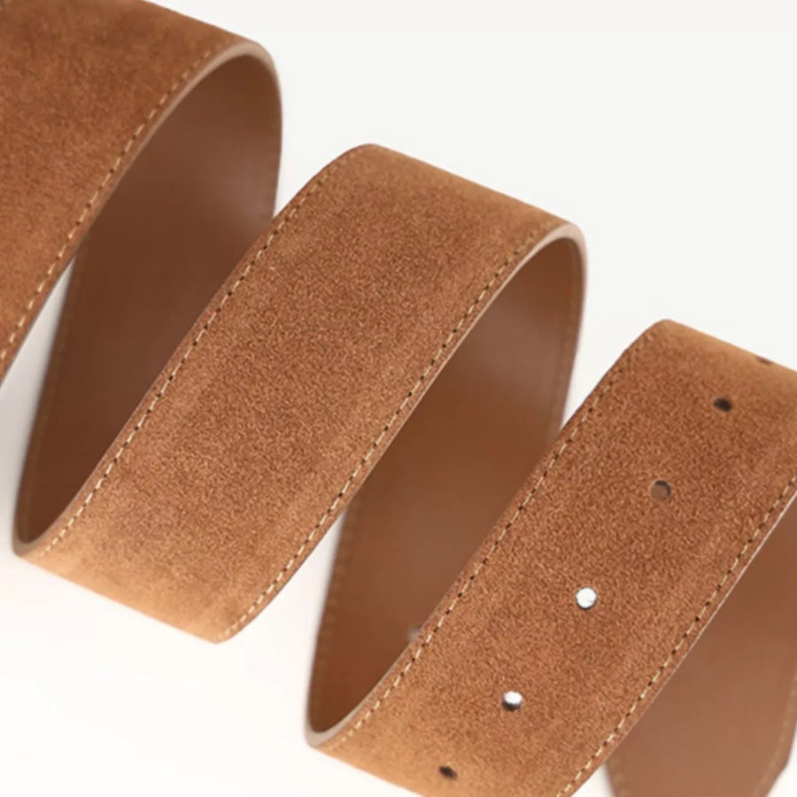 Adjustable Buckle Belt Brown / ONESIZE Apparel and Accessories