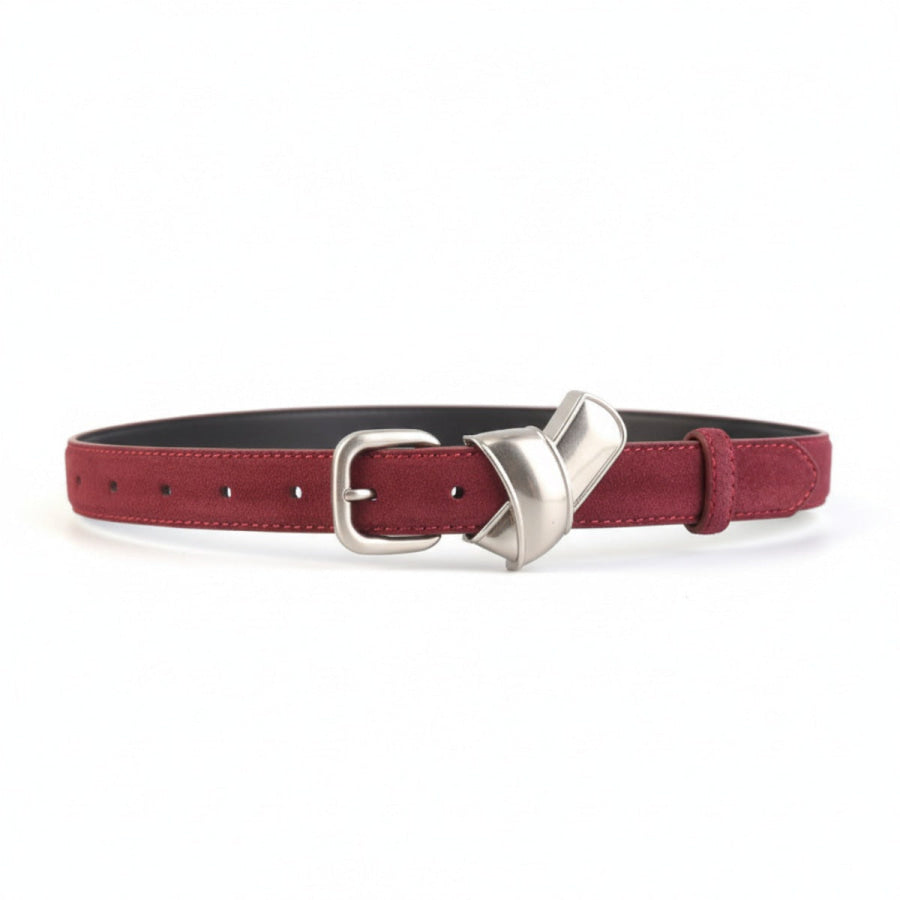 Adjustable Buckle Skinny Belt Apparel and Accessories