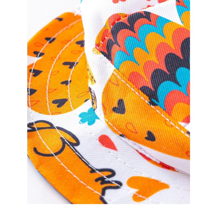 Adjustable Chin Strap Pet Bucket Hat Apparel and Accessories