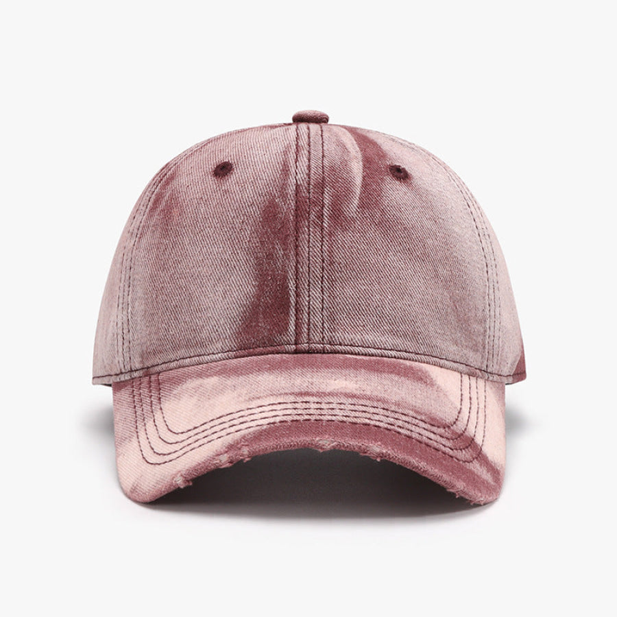 Adjustable Cotton Baseball Cap Dusty Pink / One Size Apparel and Accessories