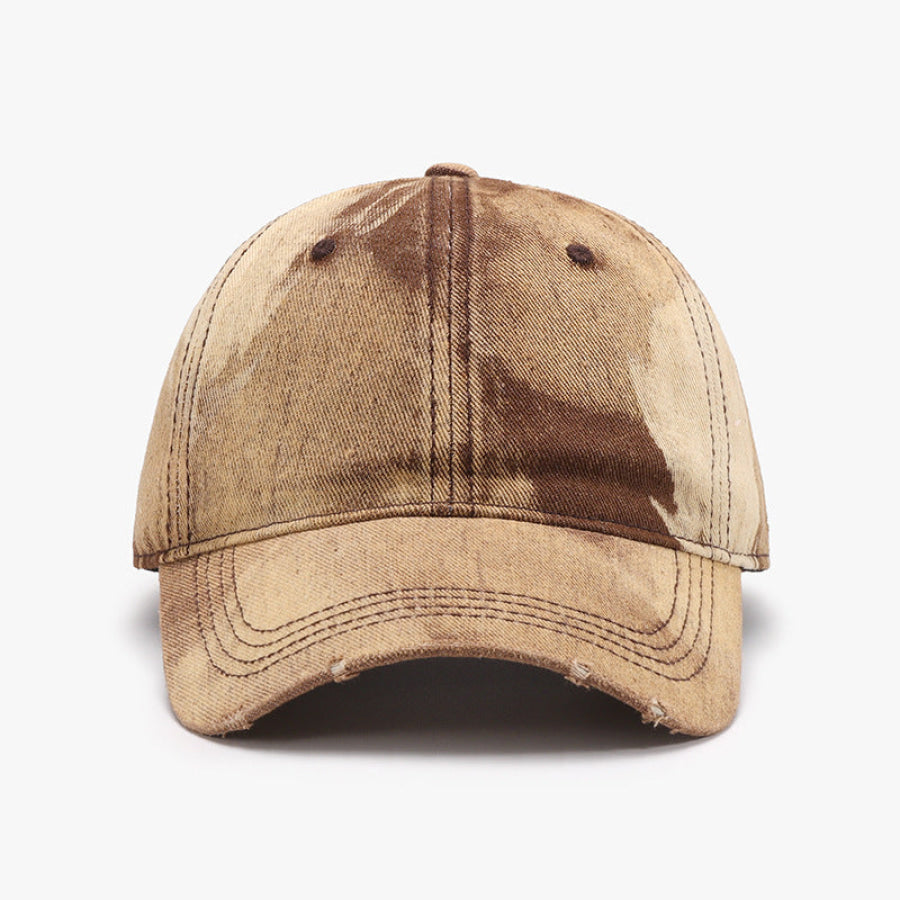 Adjustable Cotton Baseball Cap Tan / One Size Apparel and Accessories