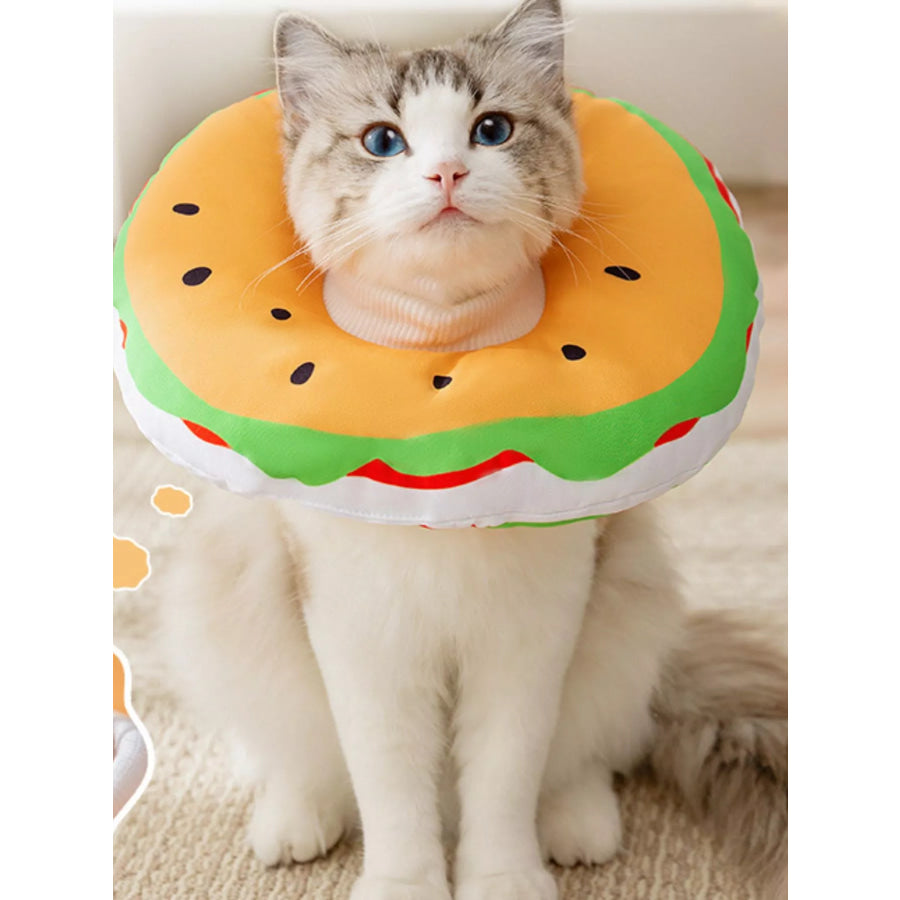 Adjustable Cute Pet Collar Hamburger / XS Apparel and Accessories