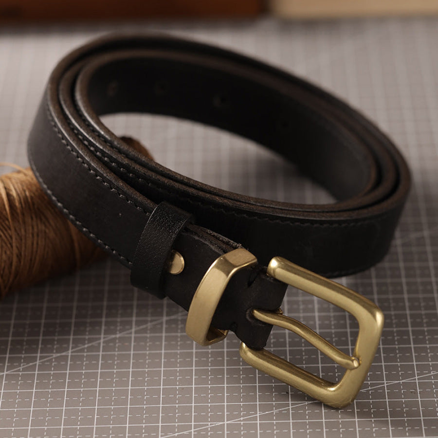 Adjustable Fit Buckle Belt Black / One Size Apparel and Accessories