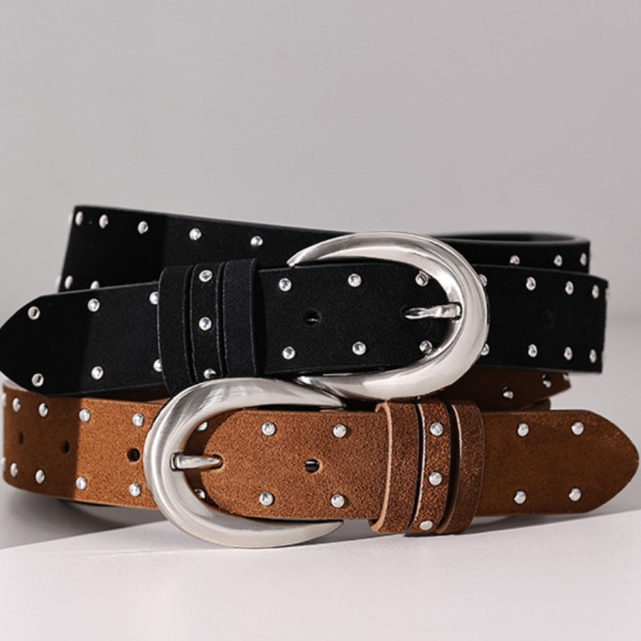 Adjustable Fit Studded Belt Apparel and Accessories