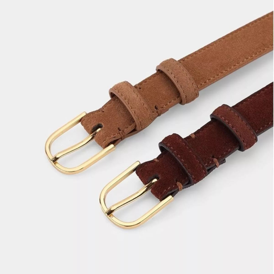 Adjustable Golden Buckle Belt Apparel and Accessories
