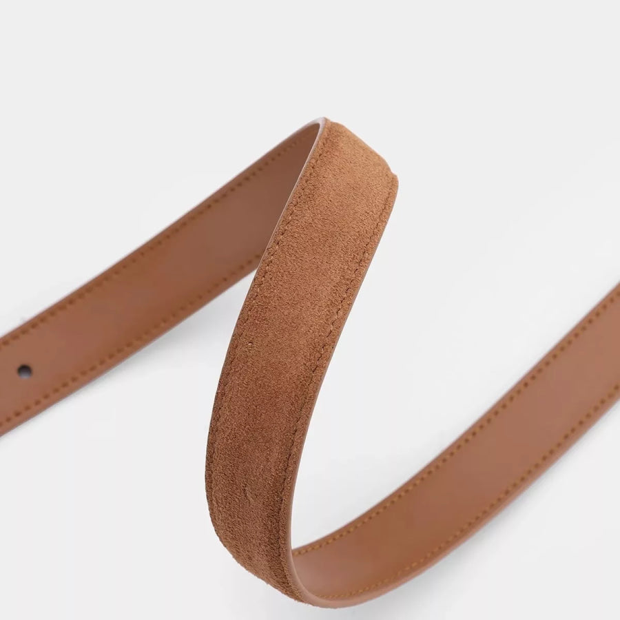 Adjustable Golden Buckle Belt Apparel and Accessories