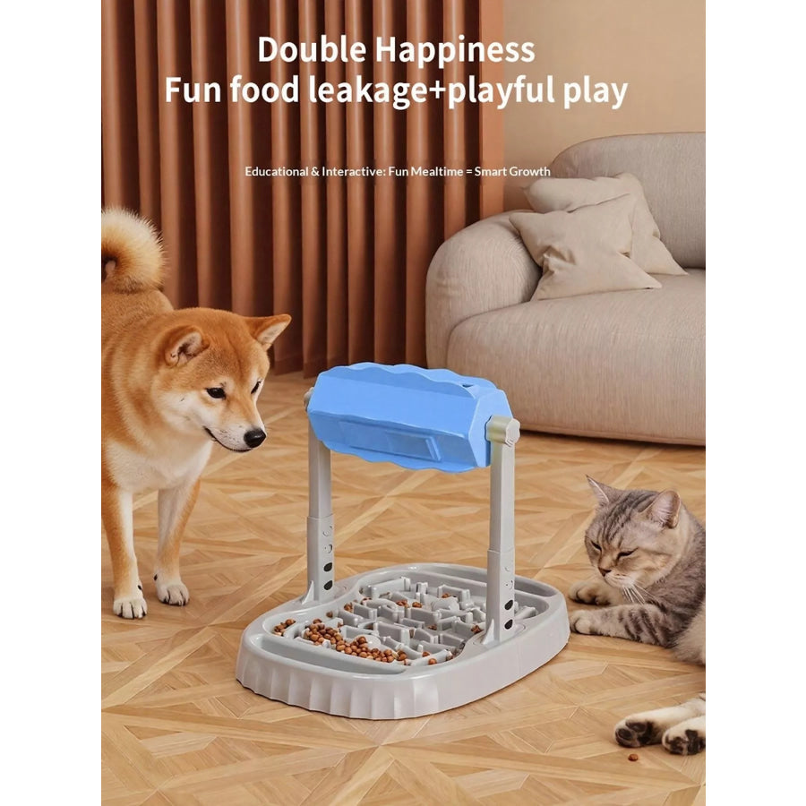 Adjustable Height Pet Feeding Station Blue 2 / ONESIZE Apparel and Accessories