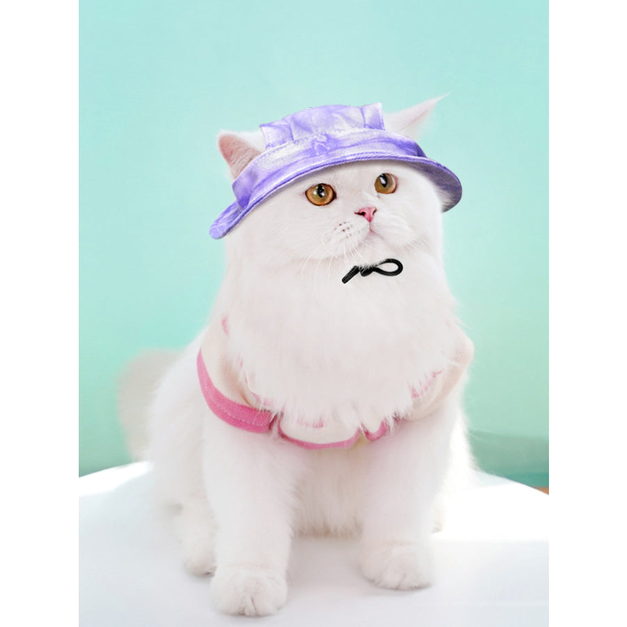 Adjustable Pet Visor Hat Fisherman Hat Purple / S Apparel and Accessories
