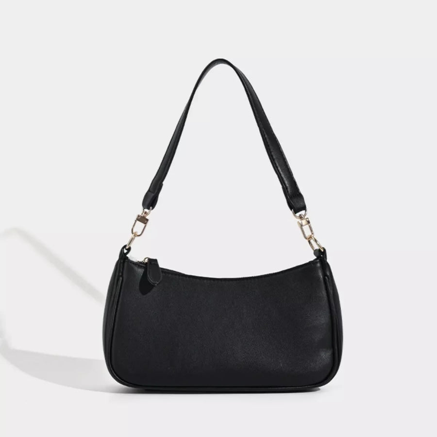 Adjustable Shoulder Strap Crossbody Bag Black / One Size Apparel and Accessories