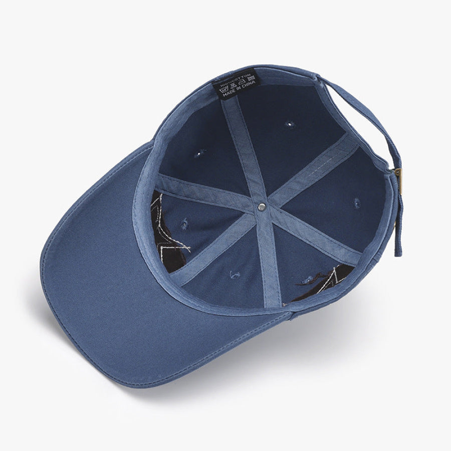 Adjustable Star Raw Hem Cap Apparel and Accessories