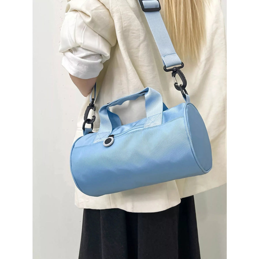 Adjustable Strap Barrel Crossbody Bag Apparel and Accessories