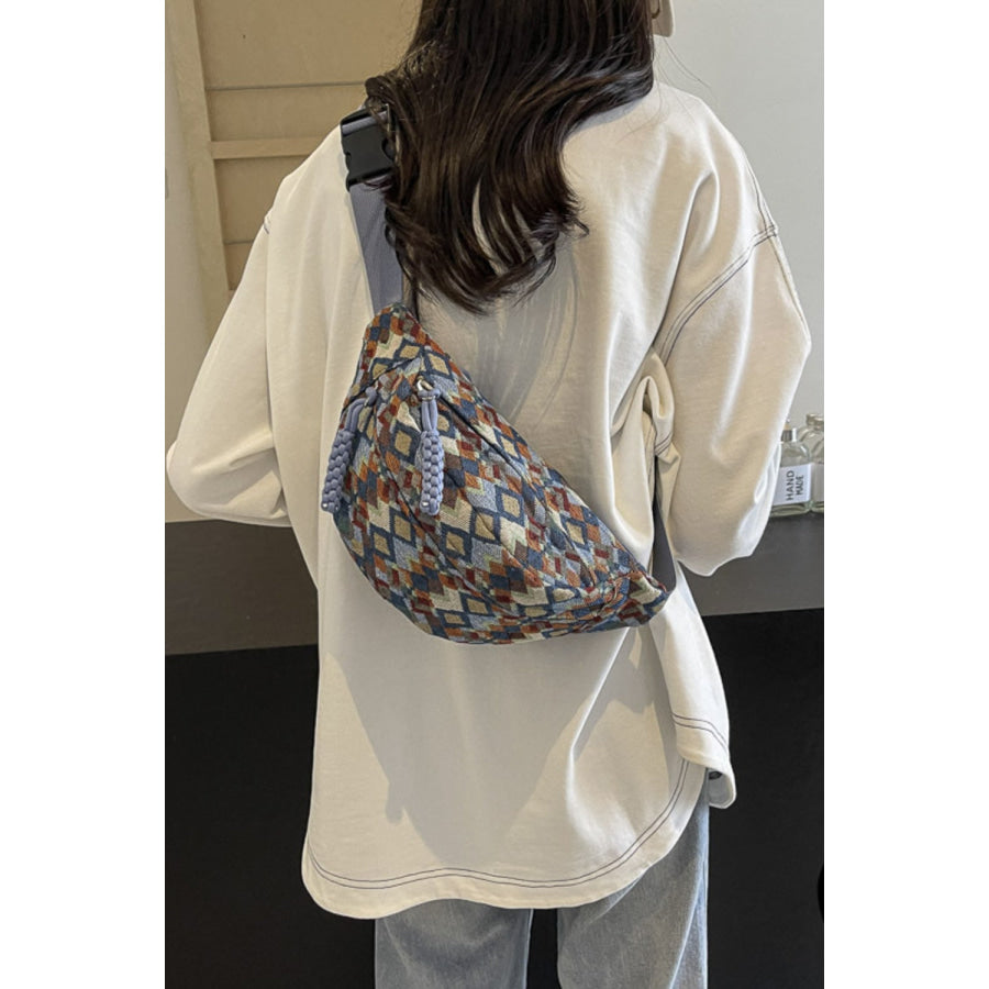 Adjustable Strap Canvas Sling Bag Apparel and Accessories