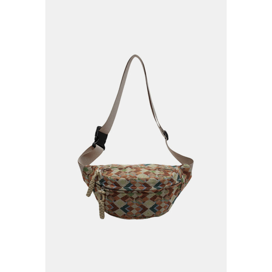 Adjustable Strap Canvas Sling Bag Apparel and Accessories