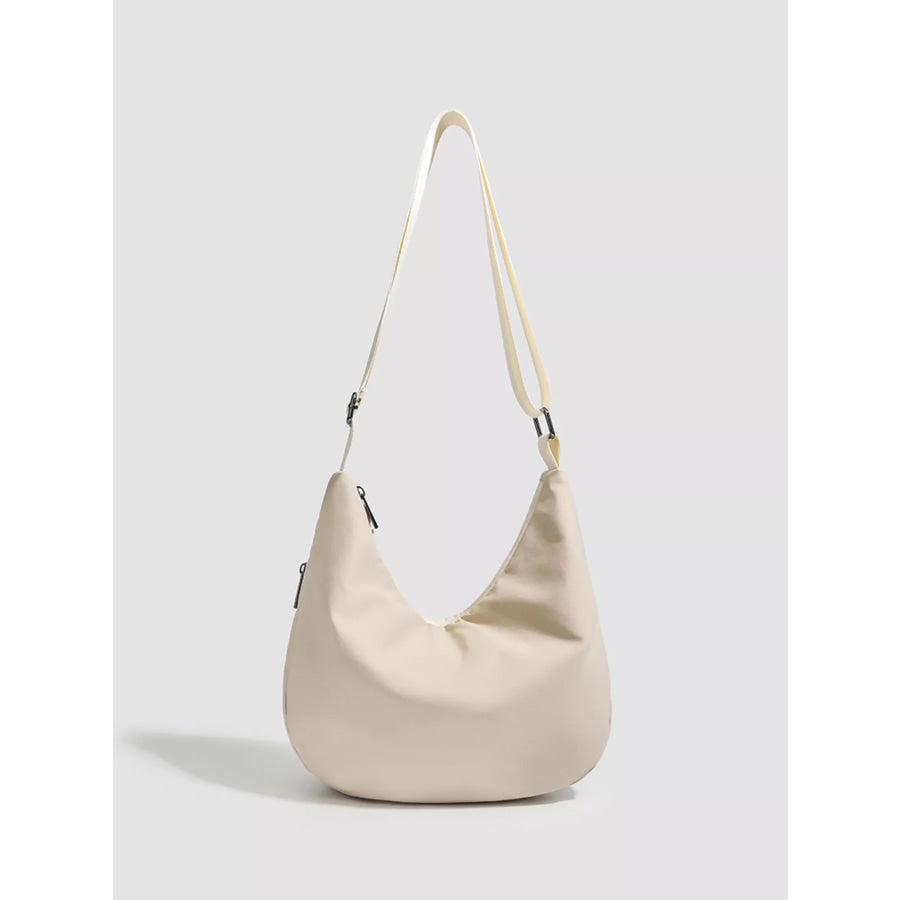 Adjustable Strap Crossbody Bag Apricot / One Size Apparel and Accessories