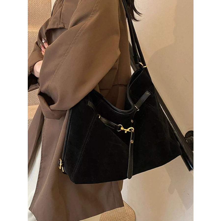 Adjustable Strap Crossbody Bag Black / ONESIZE Apparel and Accessories
