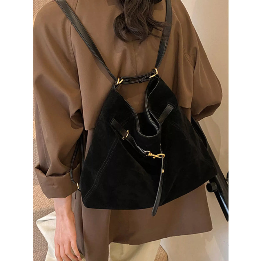 Adjustable Strap Crossbody Bag Black / ONESIZE Apparel and Accessories