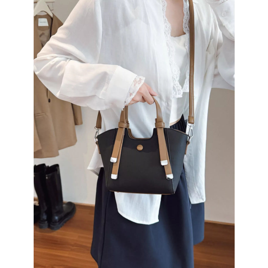 Adjustable Strap Crossbody Bag Black / onesize Apparel and Accessories