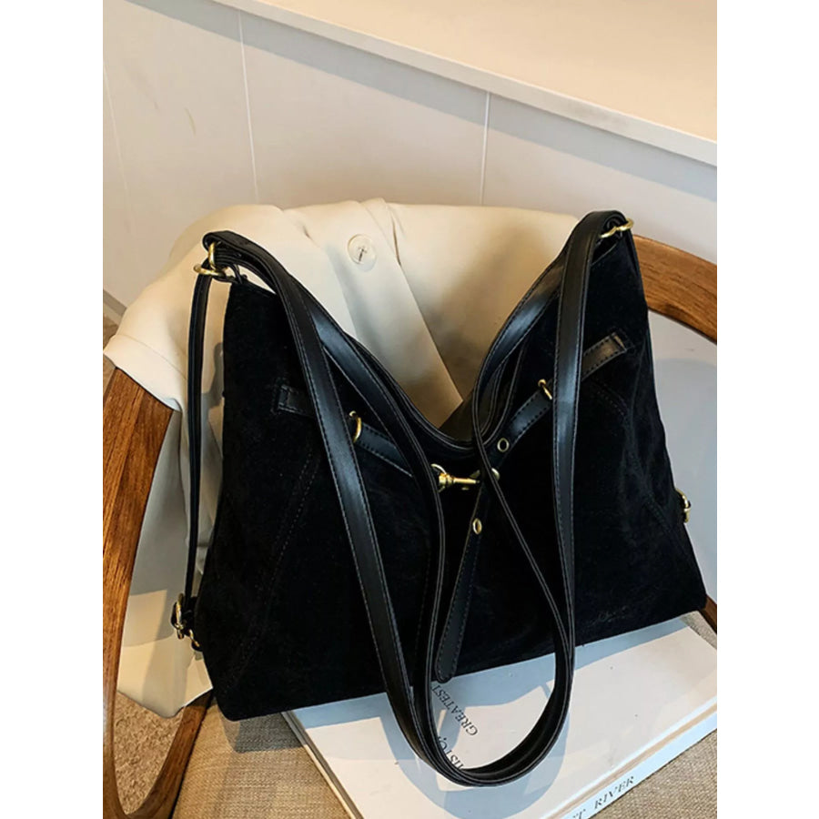Adjustable Strap Crossbody Bag Black / ONESIZE Apparel and Accessories