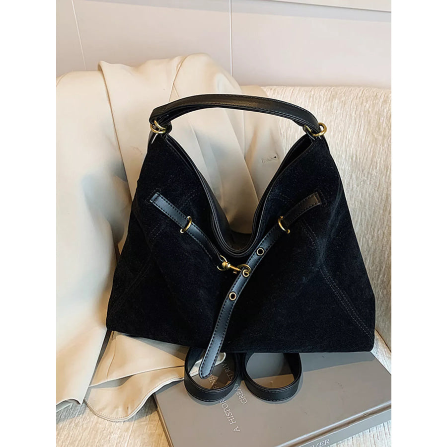 Adjustable Strap Crossbody Bag Black / ONESIZE Apparel and Accessories