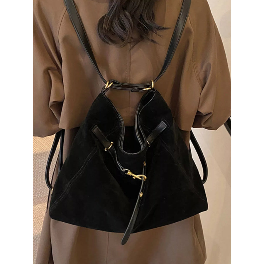 Adjustable Strap Crossbody Bag Black / ONESIZE Apparel and Accessories