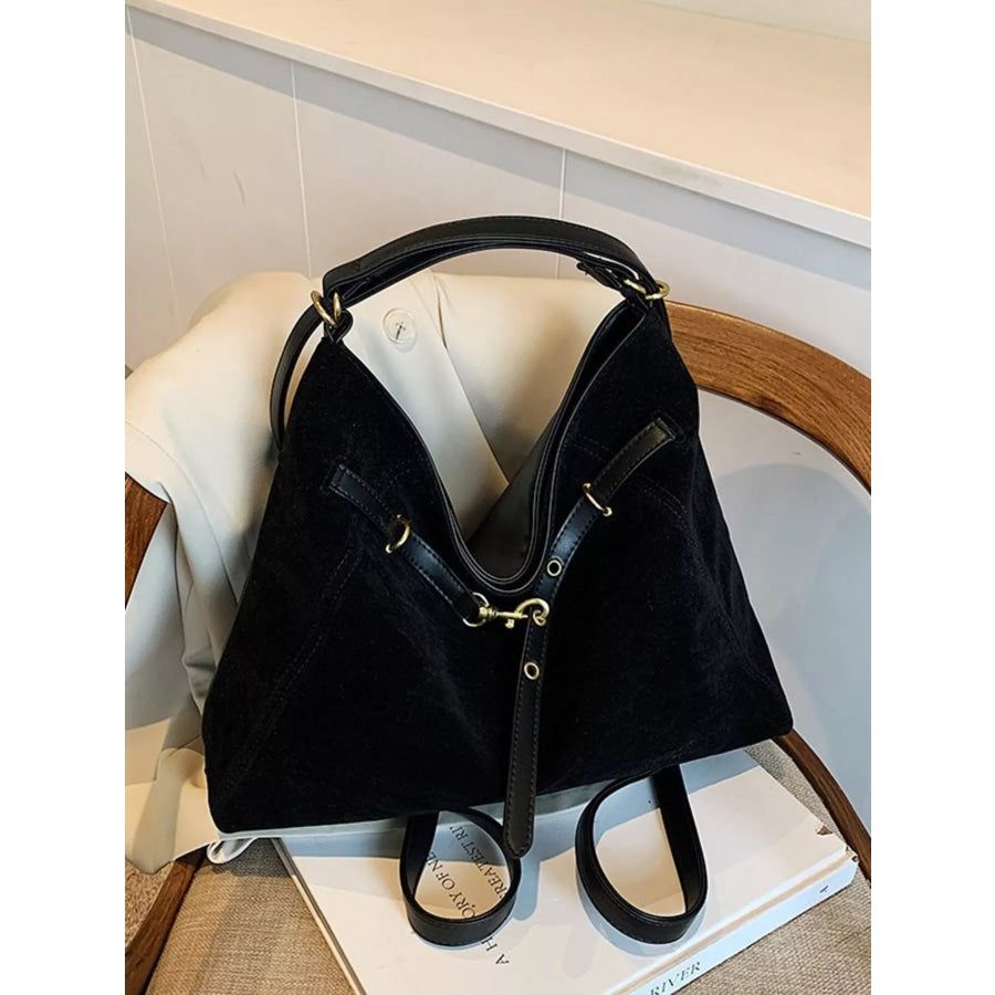 Adjustable Strap Crossbody Bag Black / ONESIZE Apparel and Accessories