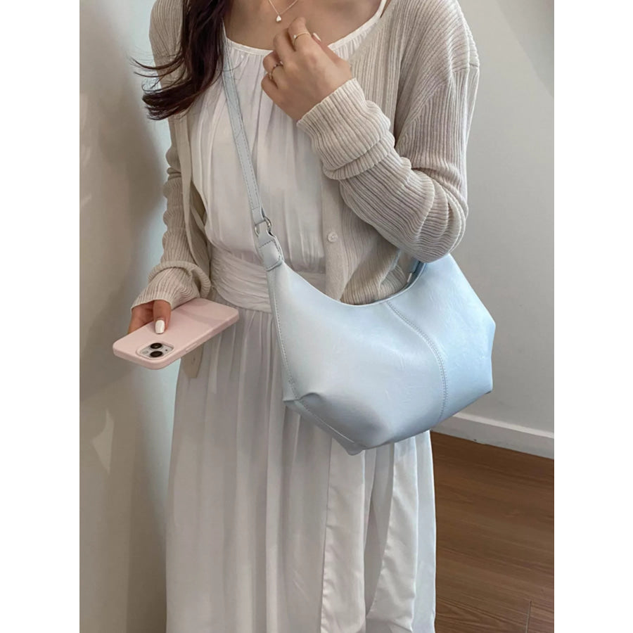 Adjustable Strap Crossbody Bag Blue / onesize Apparel and Accessories