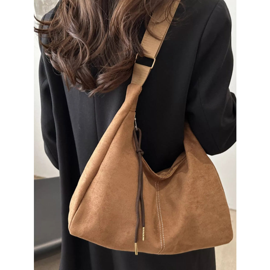 Adjustable Strap Crossbody Bag Brown / One Size Apparel and Accessories