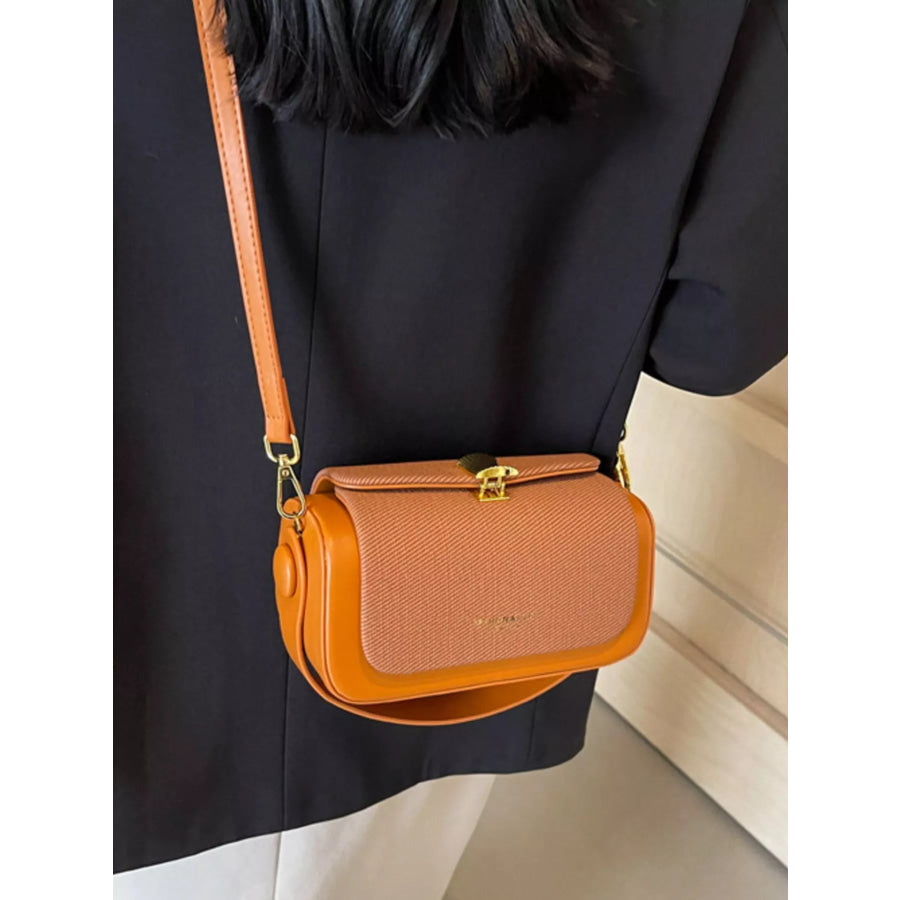 Adjustable Strap Crossbody Bag Brown / onesize Apparel and Accessories