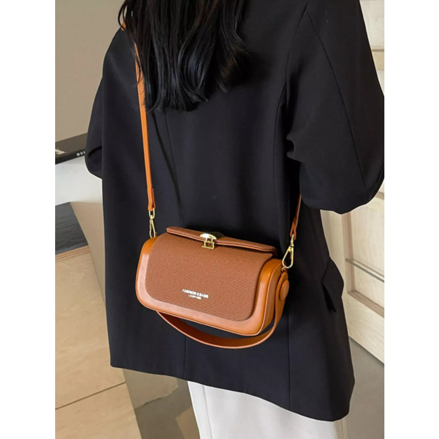 Adjustable Strap Crossbody Bag Brown / onesize Apparel and Accessories