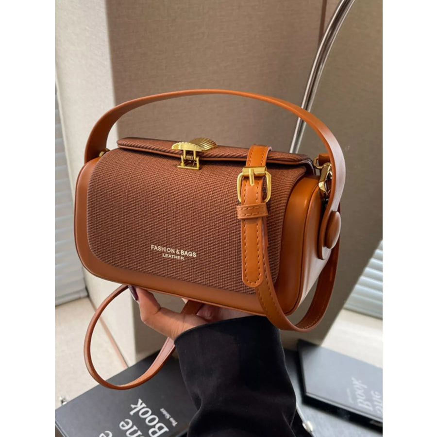Adjustable Strap Crossbody Bag Brown / onesize Apparel and Accessories