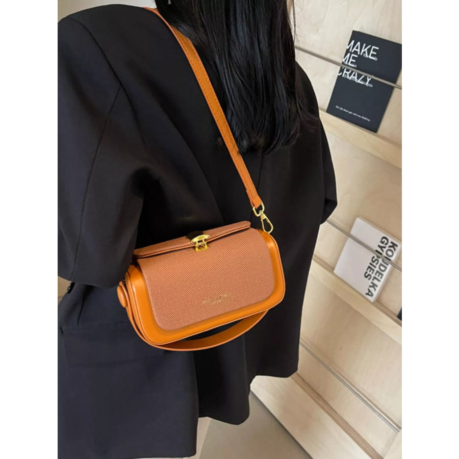 Adjustable Strap Crossbody Bag Brown / onesize Apparel and Accessories