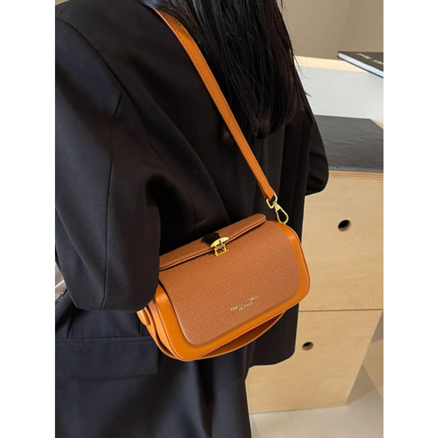 Adjustable Strap Crossbody Bag Brown / onesize Apparel and Accessories