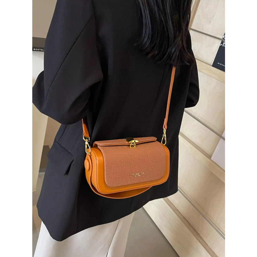 Adjustable Strap Crossbody Bag Brown / onesize Apparel and Accessories
