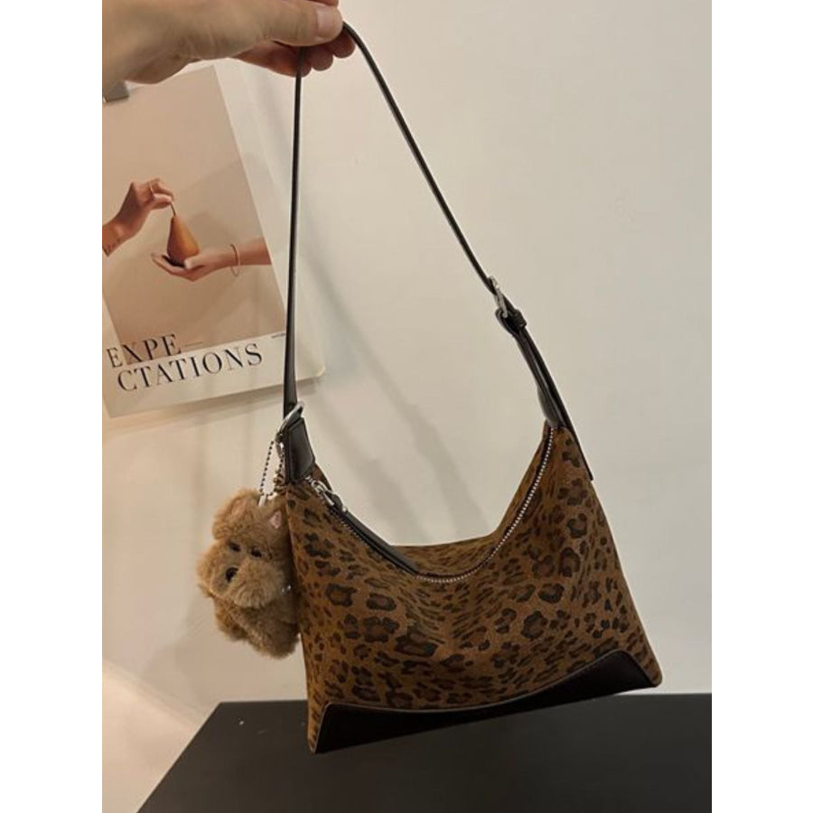 Adjustable Strap Crossbody Bag Leopard / One Size Apparel and Accessories